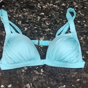 Cole padded blue bikini top